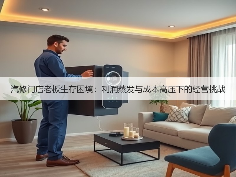 汽修门店老板生存困境:利润蒸发与成本高压下的经营挑战 汽修门店老板生存困境:利润蒸发与成本高压下的经营挑战