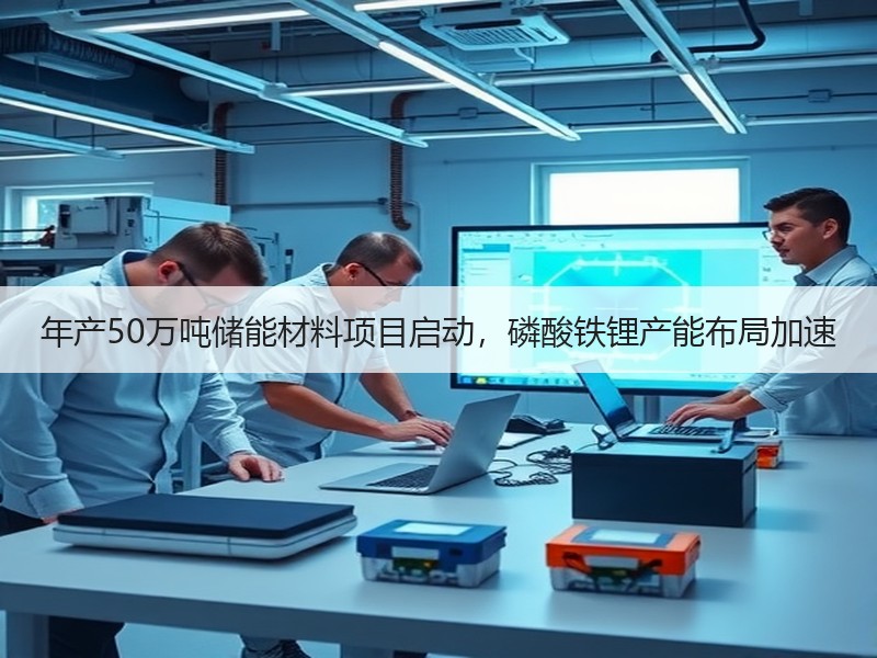 年产50万吨储能材料项目启动,磷酸铁锂产能布局加速 年产50万吨储能材料项目启动,磷酸铁锂产能布局加速