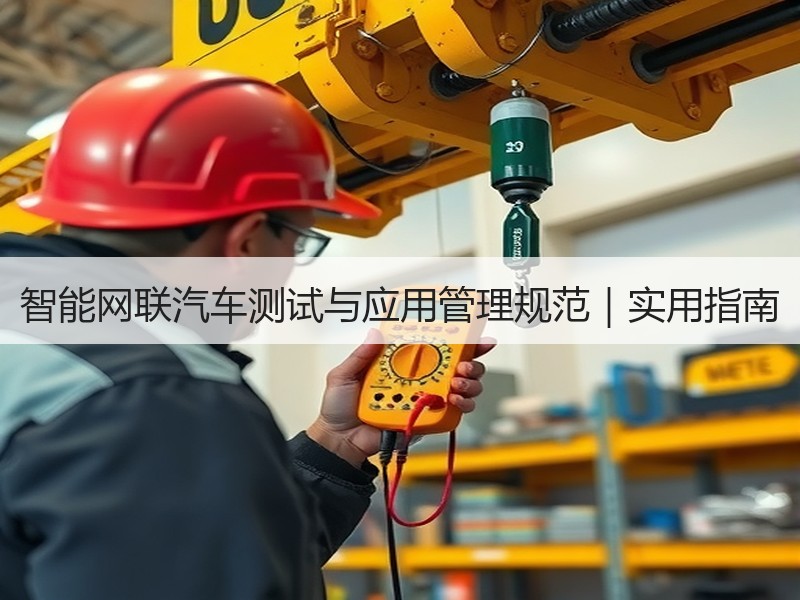 智能网联汽车测试与应用管理规范|实用指南 智能网联汽车测试与应用管理规范|实用指南
