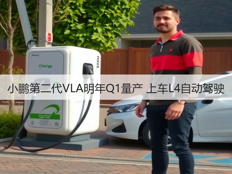 小鹏第二代VLA明年Q1量产 上车L4自动驾驶