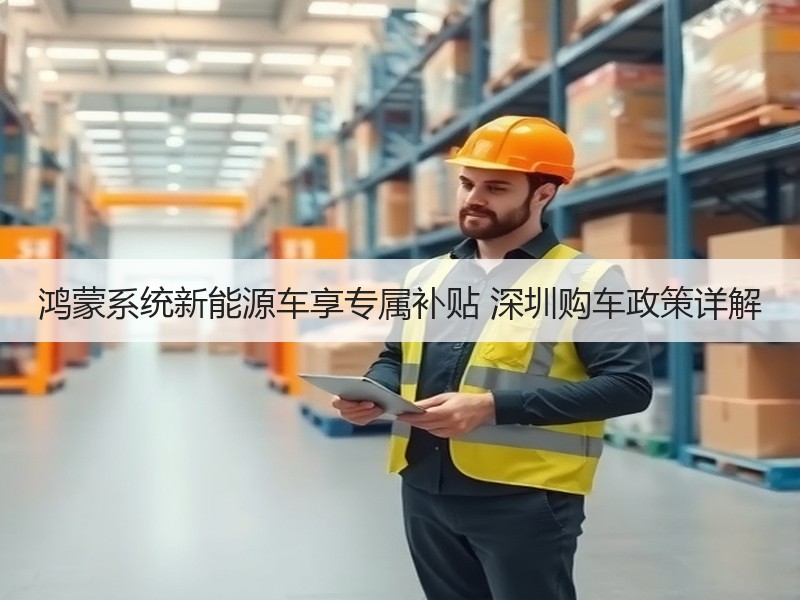 鸿蒙系统新能源车享专属补贴 深圳购车政策详解 鸿蒙系统新能源车享专属补贴 深圳购车政策详解