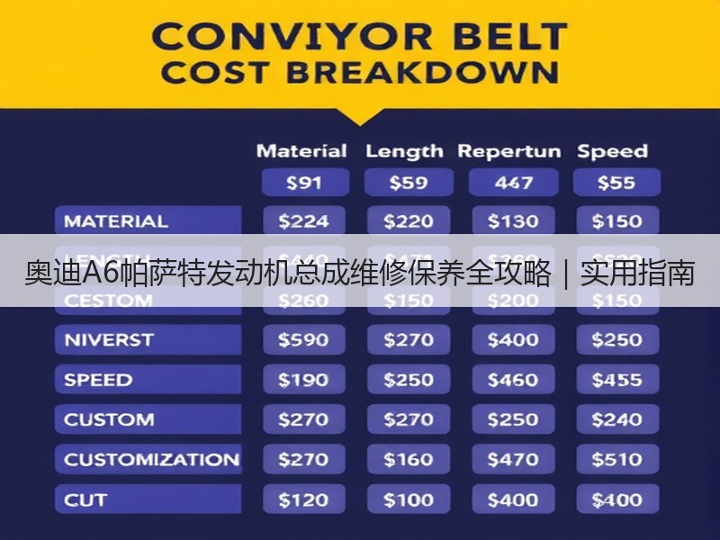 奥迪A6帕萨特发动机总成维修保养全攻略|实用指南 奥迪A6帕萨特发动机总成维修保养全攻略|实用指南