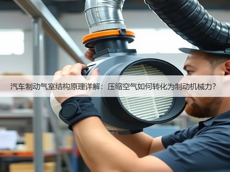 汽车制动气室结构原理详解:压缩空气如何转化为制动机械力? 汽车制动气室结构原理详解:压缩空气如何转化为制动机械力?