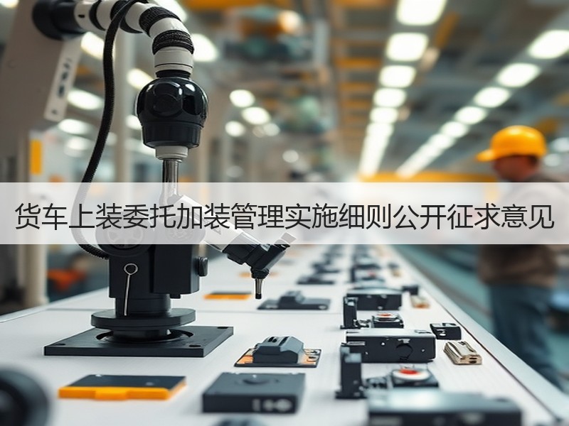 货车上装委托加装管理实施细则公开征求意见 货车上装委托加装管理实施细则公开征求意见