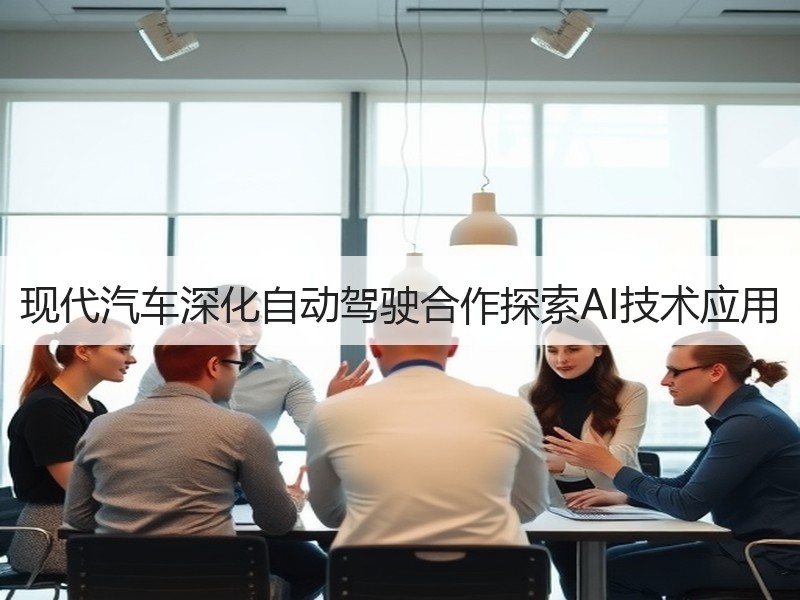 现代汽车深化自动驾驶合作探索AI技术应用 现代汽车深化自动驾驶合作探索AI技术应用