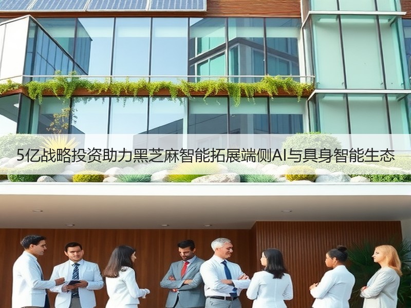5亿战略投资助力黑芝麻智能拓展端侧AI与具身智能生态 5亿战略投资助力黑芝麻智能拓展端侧AI与具身智能生态