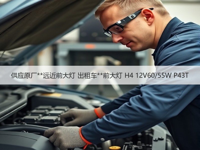 供应原厂**远近前大灯 出租车**前大灯 H4 12V60/55W P43T
