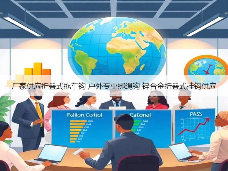 厂家供应折叠式拖车钩 户外专业绑绳钩 锌合金折叠式挂钩供应