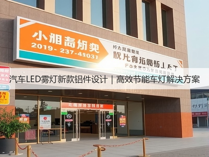 汽车LED雾灯新款铝件设计|高效节能车灯解决方案 汽车LED雾灯新款铝件设计|高效节能车灯解决方案