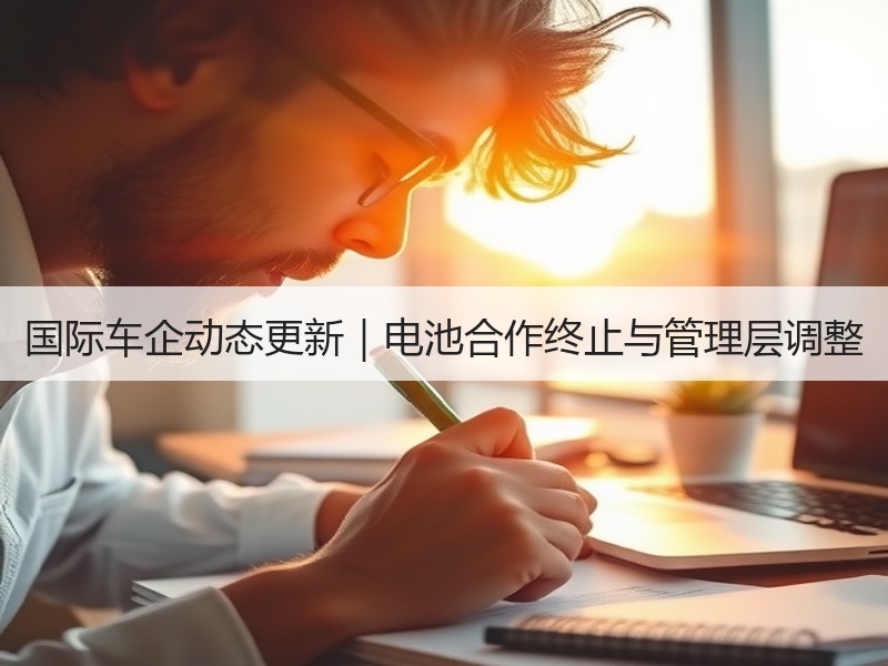 国际车企动态更新|电池合作终止与管理层调整 国际车企动态更新|电池合作终止与管理层调整