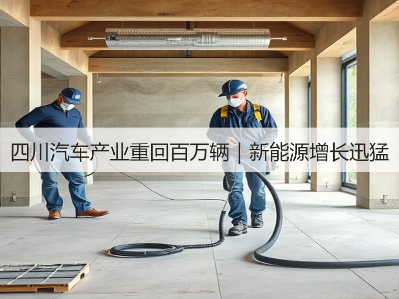 四川汽车产业重回百万辆|新能源增长迅猛 四川汽车产业重回百万辆|新能源增长迅猛