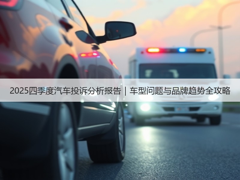2025四季度汽车投诉分析报告｜车型问题与品牌趋势全攻略