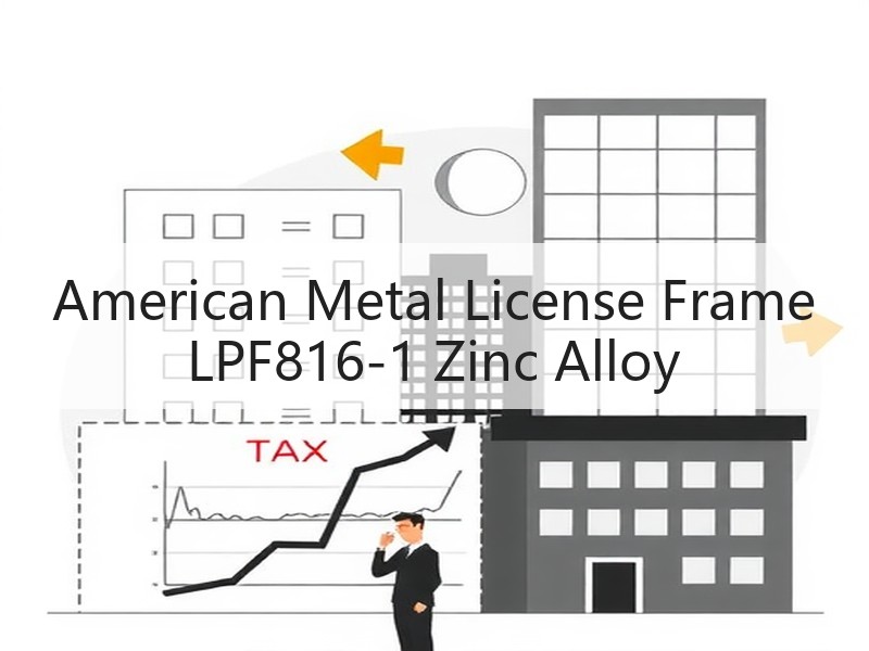 American Metal License Frame LPF816-1 Zinc Alloy American Metal License Frame LPF816-1 Zinc Alloy