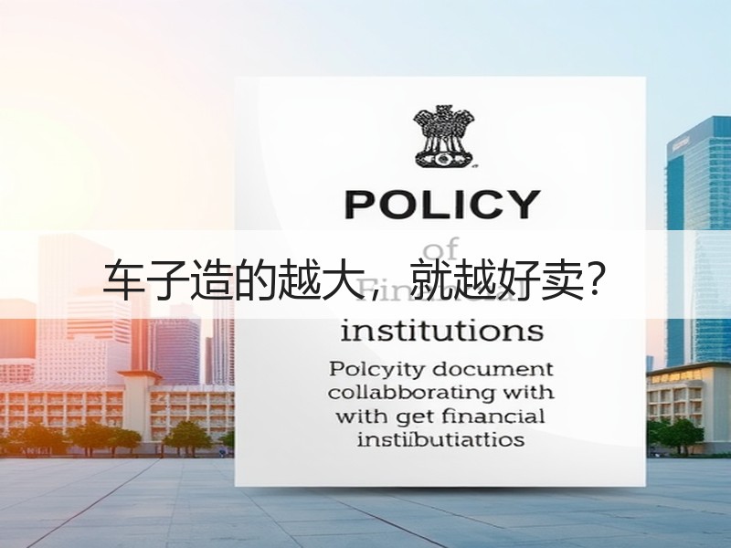 车子造的越大，就越好卖？