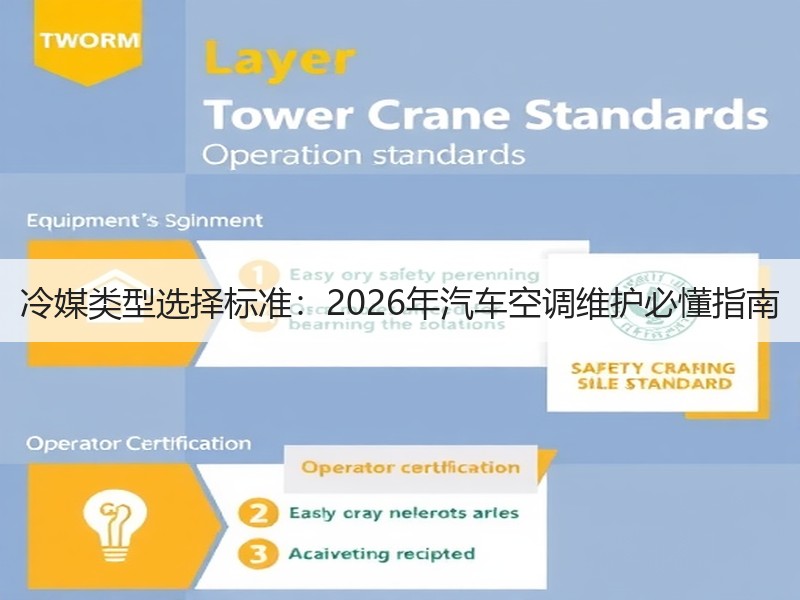冷媒类型选择标准：2026年汽车空调维护必懂指南