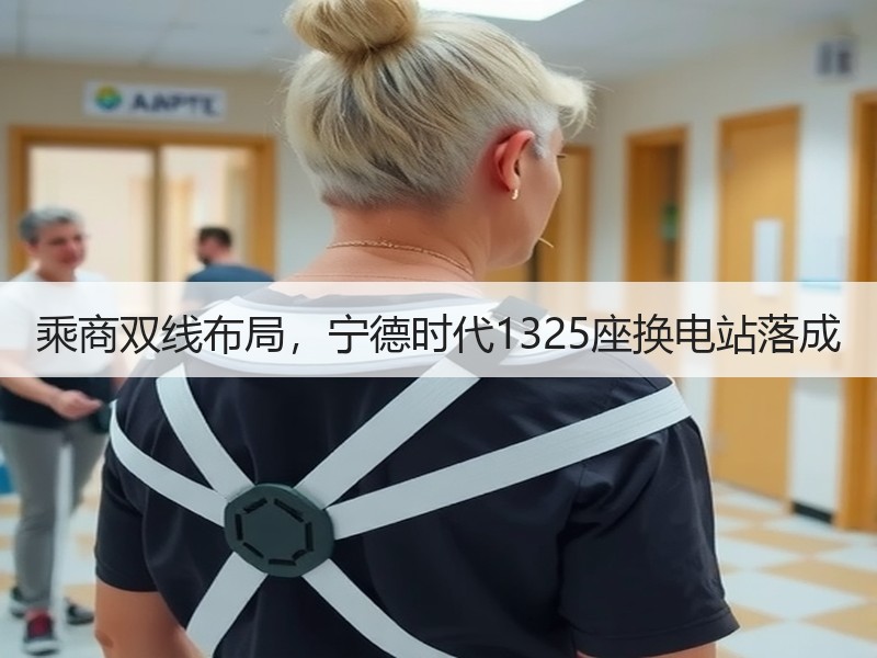 乘商双线布局，宁德时代1325座换电站落成