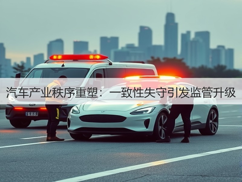 汽车产业秩序重塑:一致性失守引发监管升级 汽车产业秩序重塑:一致性失守引发监管升级