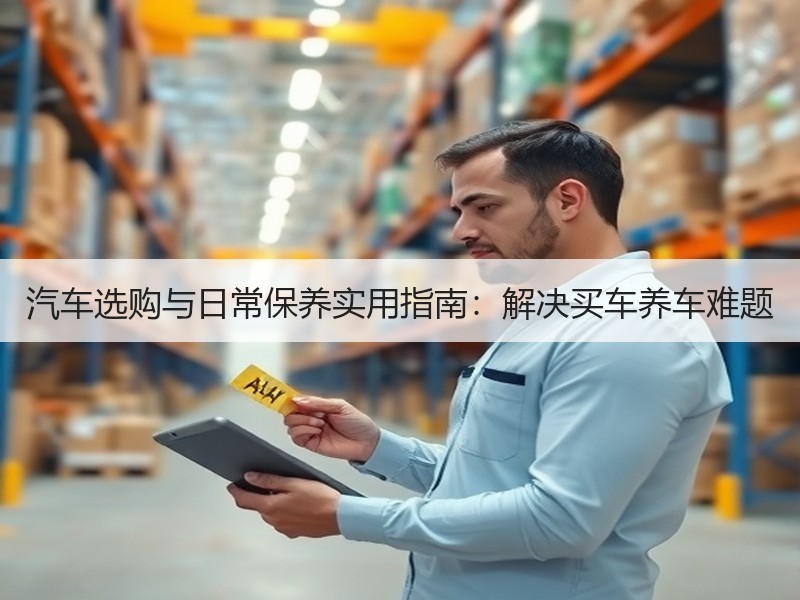 汽车选购与日常保养实用指南:解决买车养车难题 汽车选购与日常保养实用指南:解决买车养车难题