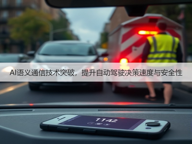 AI语义通信技术突破,提升自动驾驶决策速度与安全性 AI语义通信技术突破,提升自动驾驶决策速度与安全性