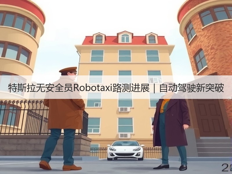 特斯拉无安全员Robotaxi路测进展｜自动驾驶新突破
