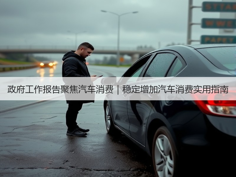政府工作报告聚焦汽车消费|稳定增加汽车消费实用指南 政府工作报告聚焦汽车消费|稳定增加汽车消费实用指南
