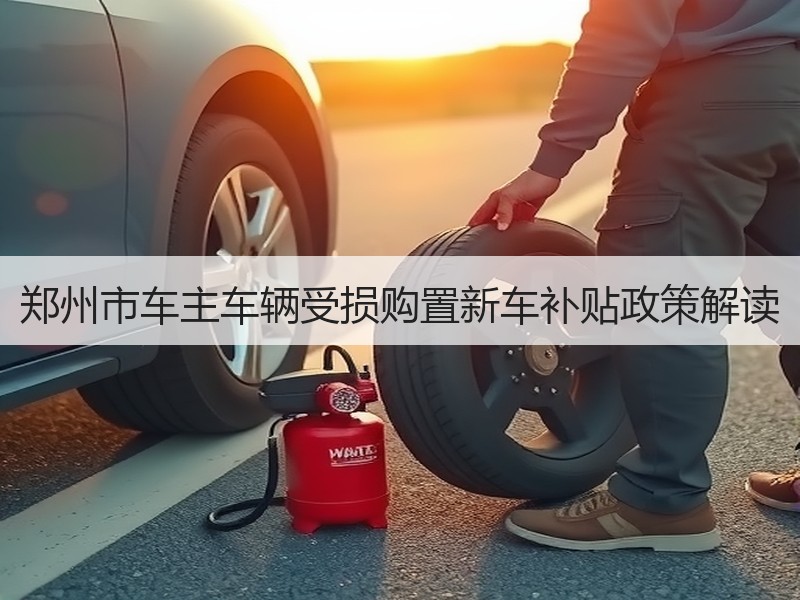 郑州市车主车辆受损购置新车补贴政策解读 郑州市车主车辆受损购置新车补贴政策解读